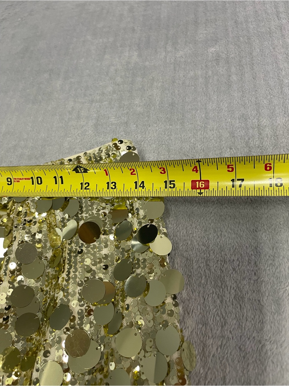 CIDER Gold Sequin Disco Party Mini Skirt Size Small - Picture 5 of 10